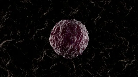 Animation of a mutating cancer cell Video stock 94149728