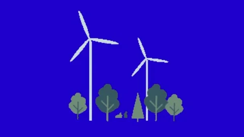 Animation of nature on chroma key Vidéo 328898435