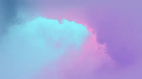 Animation of the nebula, gradient blue, pink, lilac Stock Footage 289702636