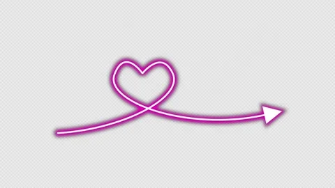 Animation of neon arrow collection set Video stock 268078464