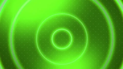 Animation neon light circle shape on black background. Stock Footage 273357650