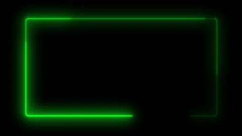 Animation neon light frame Abstract spectrum ultraviolet light 库存影片 142916778