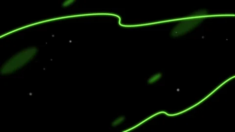 Animation neon light frame on black background.  Stock Footage 274351562