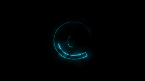 @ animation neon sign. @ effect. Stock Footage 306030487