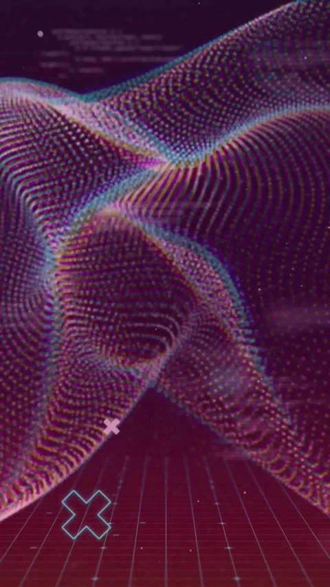 Animation of network of connections and data processing Stock Footage 344613877