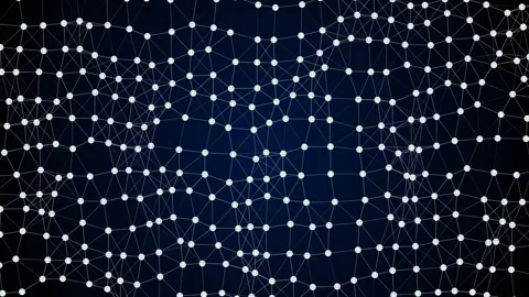 Animation of network of connections and envelope icons over sky with clouds Stock-Footage 249947963