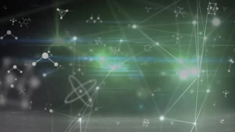 Animation of network of connections and ... | Stock Video | Pond5