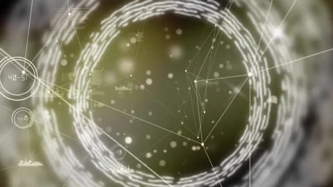 Animation of network of connections on b... | Stock Video | Pond5