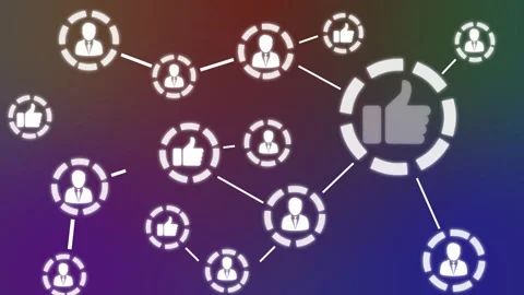 Animation of network of connections with digital icons. interface connectio.. Stock Footage 327757831