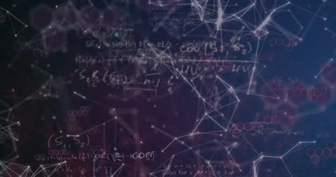 Animation of network of connections with icons over globe and data processing Stock Footage 330478602