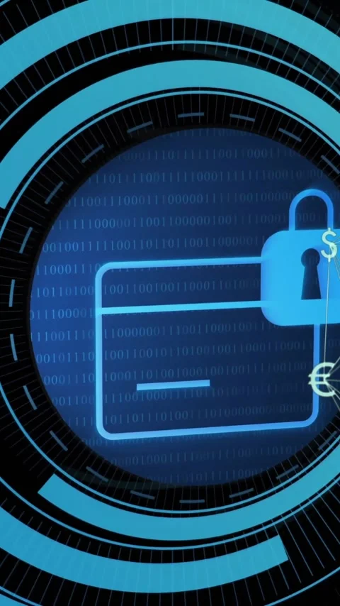 Animation of network of connections with icons over credit card Stock Footage 343505070