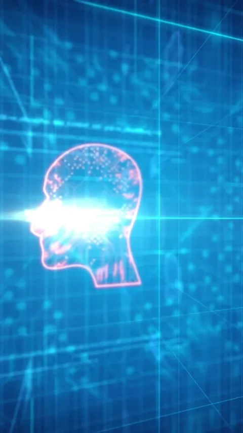 Animation of network of connections with icons over data processing Stock Footage 343615696