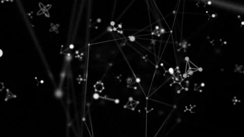 Animation of network of connections with... | Stock Video | Pond5