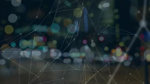 Animation of network of connections movi... | Stock Video | Pond5
