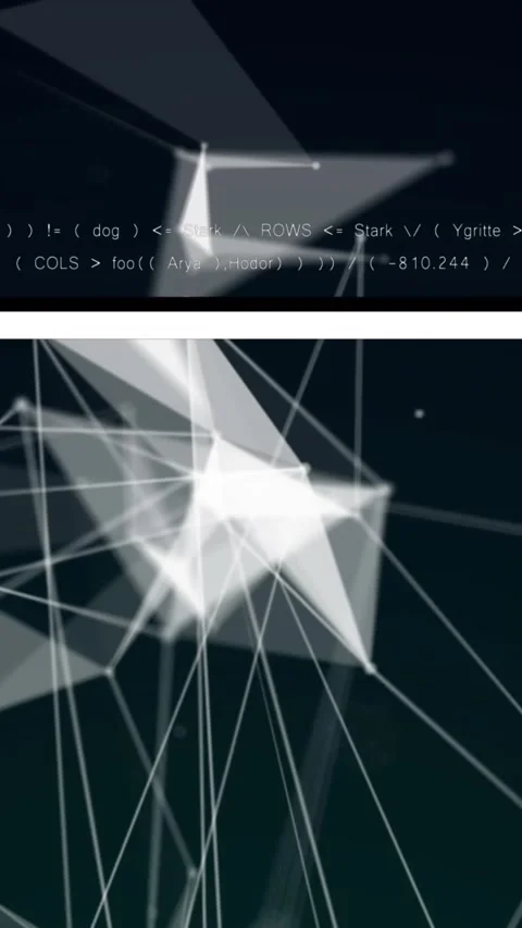 Animation of network of connections over data processing on black background Stock Footage 323911098