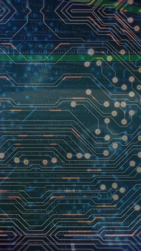 Animation of network of connections over globe and data processing Stock Footage 344402305