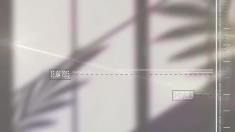 Animation of network of connections over modern office network of connections Stock Footage 329922681