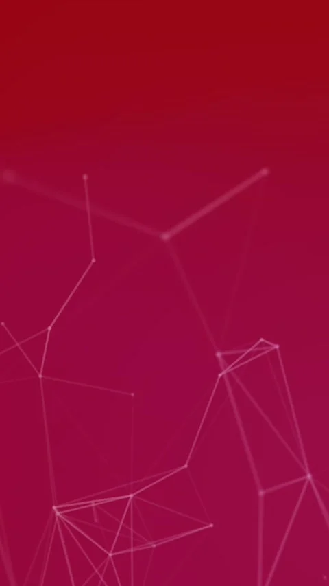 Animation of network of connections over red background Stock Footage 342914823