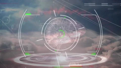 Animation of network of connections with... | Stock Video | Pond5