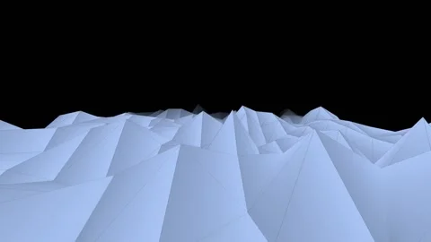 Animation of never ending mountain relief Stock Footage 141225107