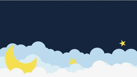 Animation Night Landscape With Copy Space Area Stock Footage 303394860