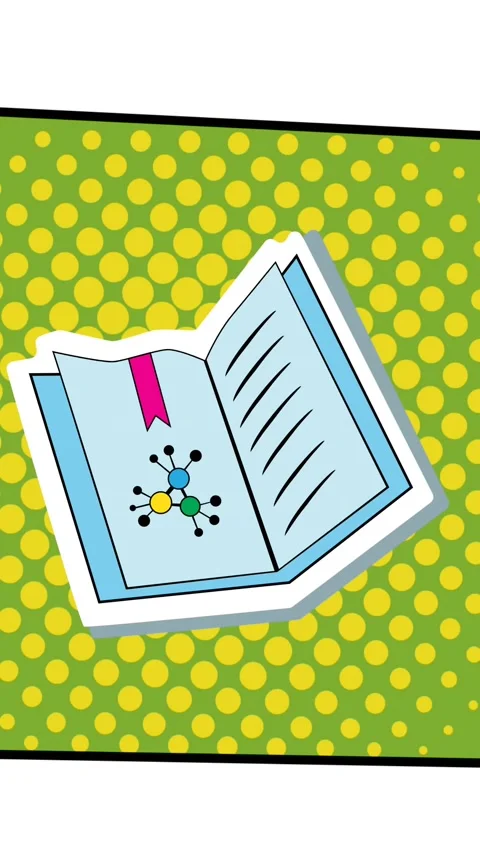 Animation of notebook icon moving on white background Stock Footage 343682767