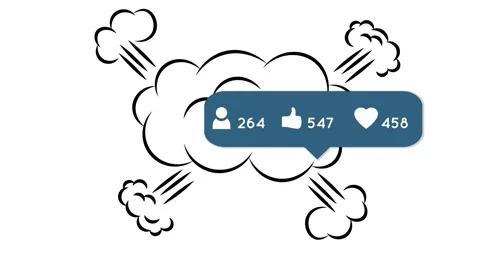 Animation of numbers and cloud icons over white background Stock Footage 329361344