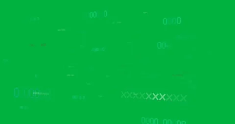 Animation of numbers and data processing over black background Stock Footage 347310097