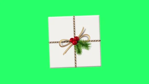 Animation object isolate for design Christmas or new year template. Stock Footage 227257437