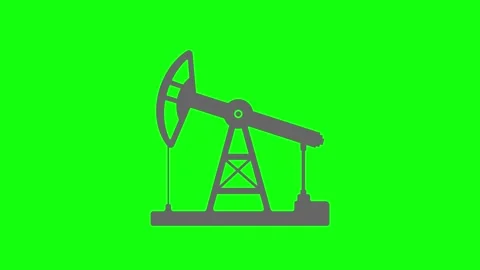 Animation of an oil pump Stock Footage 325086508