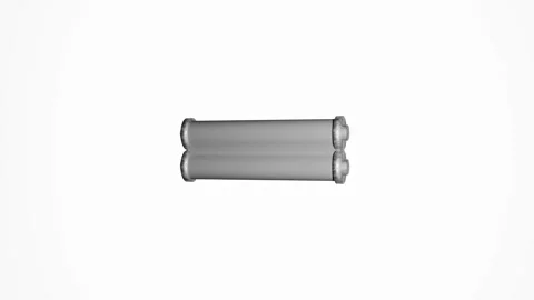 Animation old paper scroll or parchment on white background. Seamless loop Stock Footage 265421305