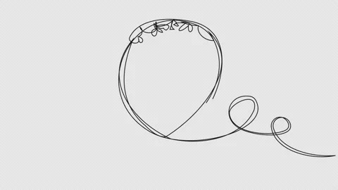 Animation with one line roller coaster Stock Footage 156525721