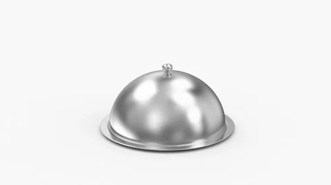 Animation of Opened Silver Tray with place for Your object Stock Footage 36895209