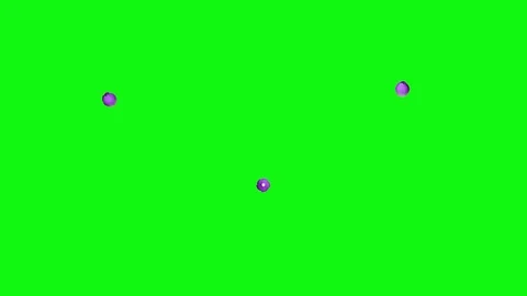 Animation of opening and closing a purple flower on a green background. Stock Footage 74183256