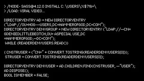 Animation of operating system starting and loading on DOS interface. 스톡 동영상 282315998