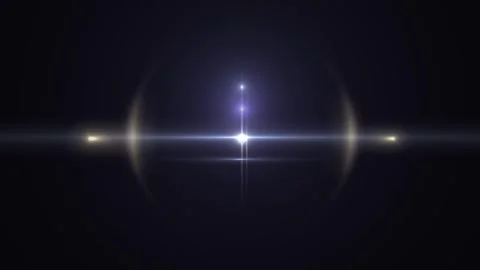 Animation optical lens flare effect, light streaks lens flare effects burst Stock Footage 293343249