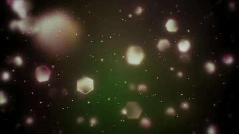 Animation orange light shine particles bokeh background. Stock Footage 276620229