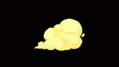 Animation orange smoke effect isolate background. Stock Footage 153324895