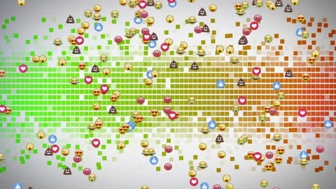 Animation of over snow falling and candy cane icons on blackboard Stock Footage 207796875