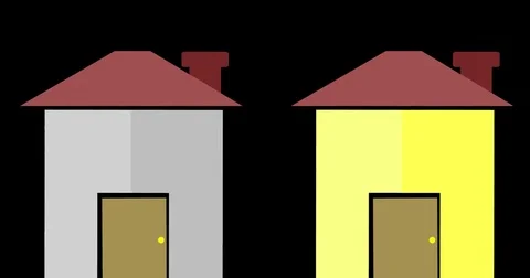 ANIMATION PACK 3   HOUSES Stock Footage 72628064