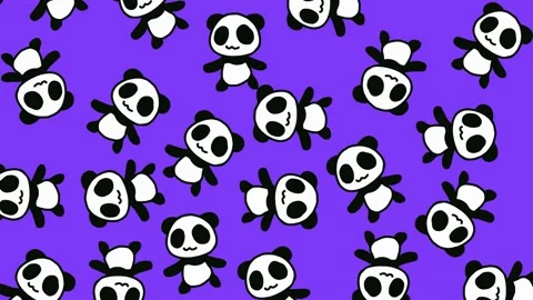 Animation of a panda spinning. Stock Footage 314268723