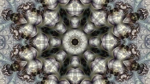 Animation of a paper abstract texture with a mandala Видео 142488952