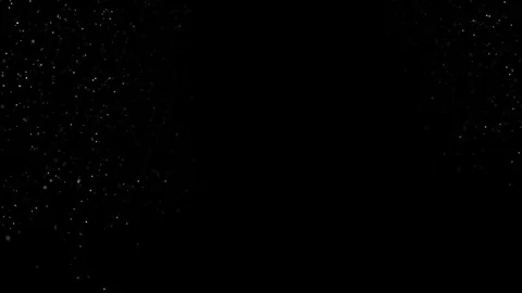Animation particles horizontal on a black background 4K Stock Footage 76209398