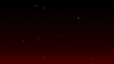 Animation of particles in the wind on a red background Stock Footage 311368195