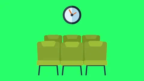 Animation passenger accommodation on green screen. Stock Footage 278853566