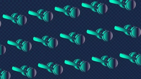 Animation pattern design. Vertical. Headphones background Stock Footage 118812305