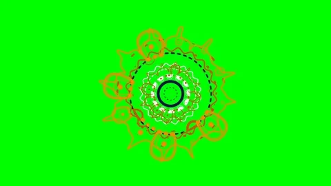 Animation. Pattern. Green background. Stock Footage 101059572