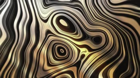 Animation with pattern of moving paint lines. Motion. Beautiful background of 스톡 일러스트