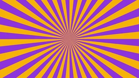 Animation of a pattern of sun rays of violet and orange colors Stock Footage 161302427