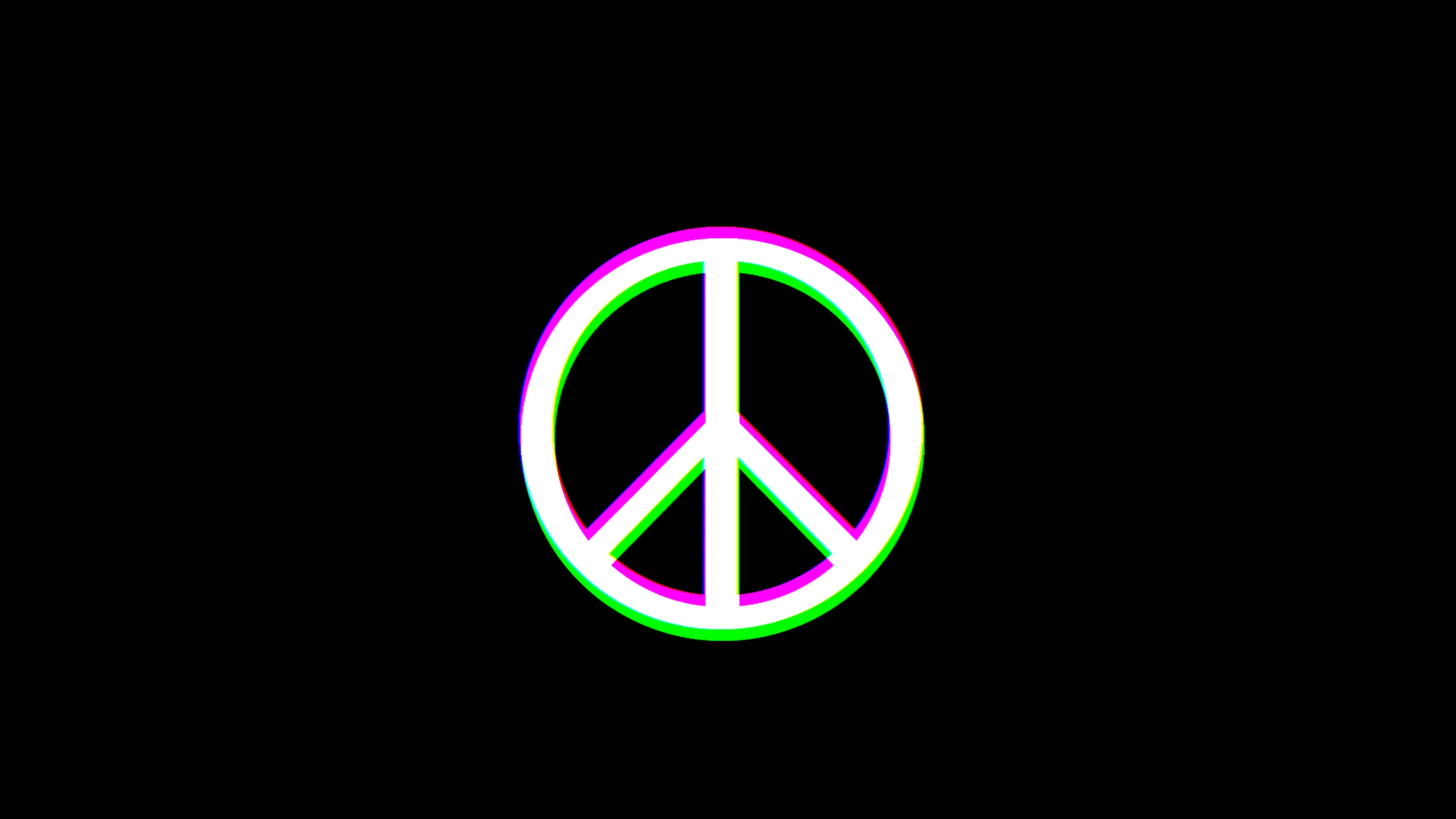 Animation of Peace symbol with glitch ef... | Stock Video | Pond5
